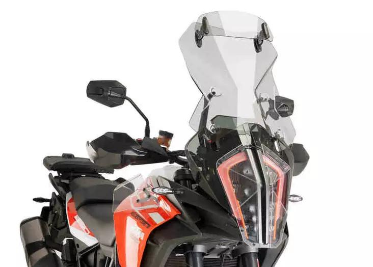 Puig Screen Tou/Vis Ktm 1290 Superadventure R/S C/Smoke - Moottoripyörän katteet ja tuulenohjaimet - D302981 - 1