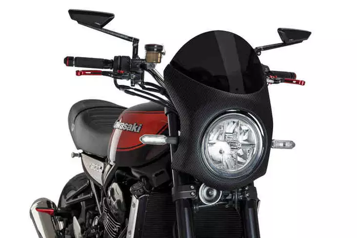 Puig Semifairing C/Carbon Look Kawasaki Z900Rs 18' C/Da - Moottoripyörän katteet ja tuulenohjaimet - D302801 - 1