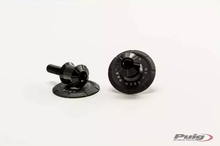 Puig Spools Hi-Tech Parts Dim.8 C/Black - Moottoripyörän kaatumatapit - D302221 - 1