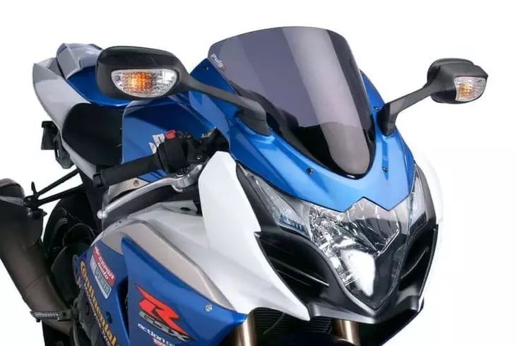 Puig Standard Screen Suzuki Gsxr1000 09-15' C/Dark Smok - Moottoripyörän katteet ja tuulenohjaimet - D298341 - 1
