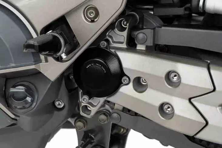 Puig Sump Cover Kymco Ak550 17' C/Black - Moottoripyörän moottorin kopat - D302731 - 1