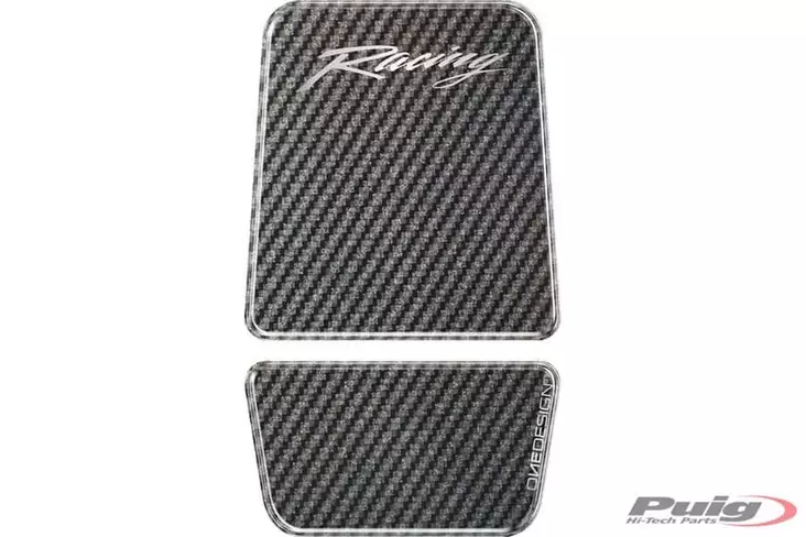 Puig Tank Pad Mini 79X134 C/Carbon - Moottoripyörän tankinsuojat - D297361 - 1
