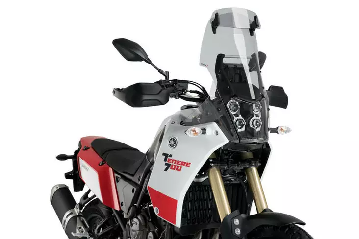 Puig Touring Screen C/Vis Yamaha Tenere 700 19' C/Smoke - Moottoripyörän katteet ja tuulenohjaimet - D357801 - 1