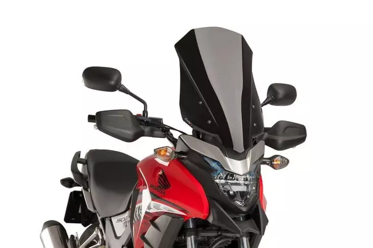 Puig Touring Screen N.G. Honda Cb500X 16'- C/Black - Moottoripyörän katteet ja tuulenohjaimet - D301781 - 1