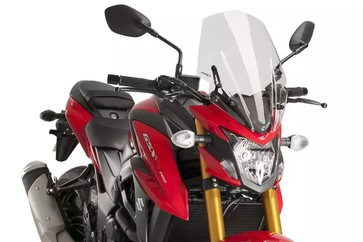 Puig Winds. N.G. Touring Suzuki Gsx-S750 17-21'' C/Clear - Moottoripyörän katteet ja tuulenohjaimet - D302561 - 1