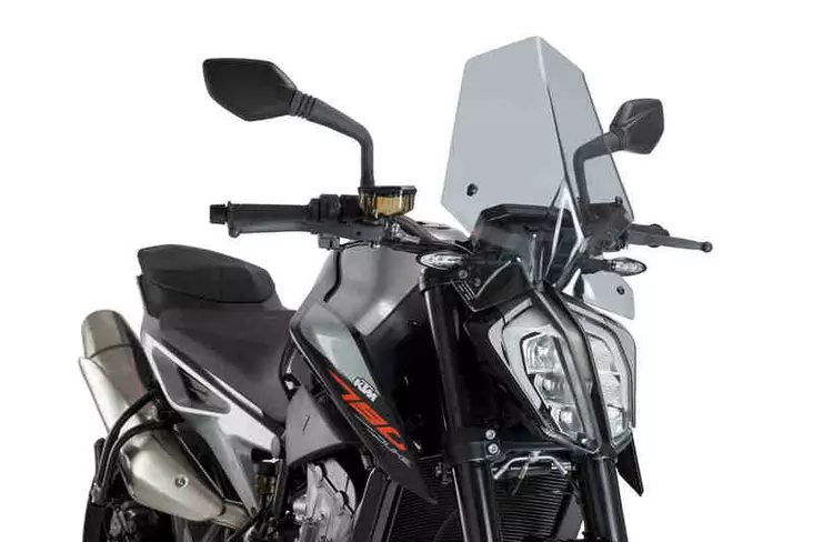 Puig Winds. New Generation Ktm 790 Duke 18' C/Smoke - Moottoripyörän katteet ja tuulenohjaimet - D302911 - 1