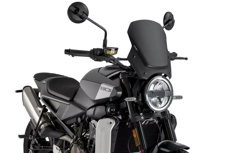 Puig Windscreen New Generation Sport Svartpilien - Moottoripyörän katteet ja tuulenohjaimet - D523821 - 1