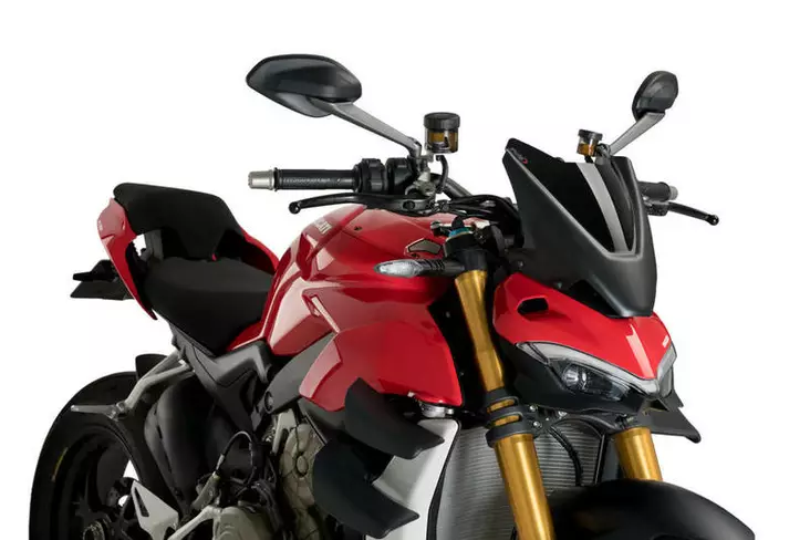 Puig Windshield New Generation Sport Ducati Streetfight - Moottoripyörän katteet ja tuulenohjaimet - D406901 - 1