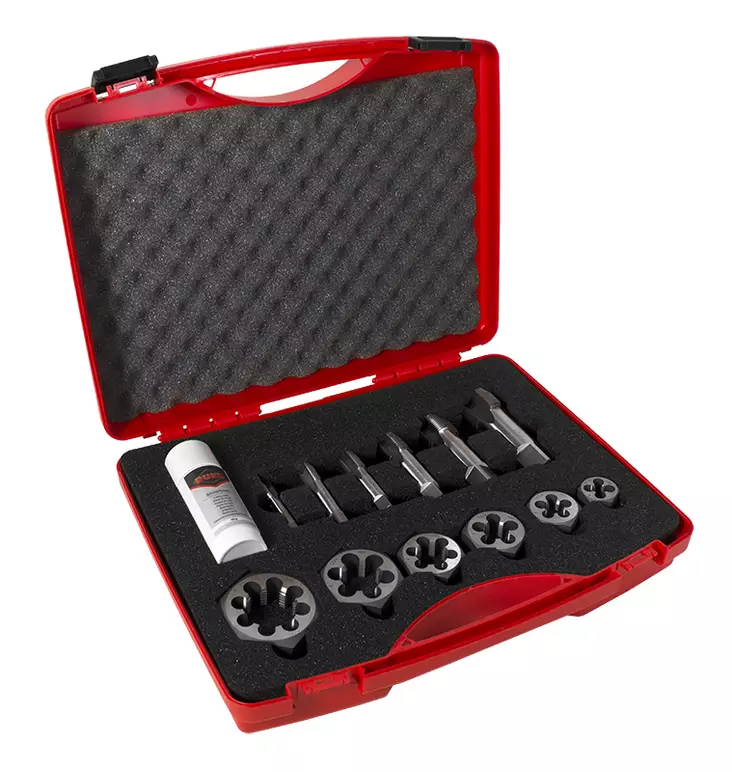 Putkikierresarja 1/8",1/4",3/8",1/2",3/4 - Kierretapit ja -pakat - LX8311 - 1