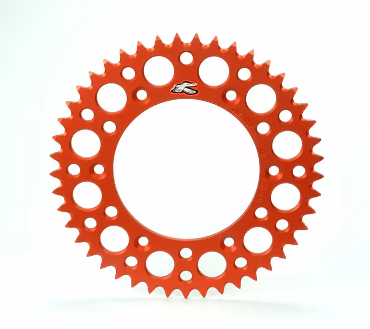 Renthal Rear Sprocket fits for SX65 25-.. 47t Orange - Moottoripyörän takarattaat - D509811 - 1