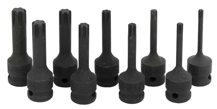 Ribe-voimakärkihylsysarja 1/2" 9-os. - Hylsysarjat - LX5081 - 1
