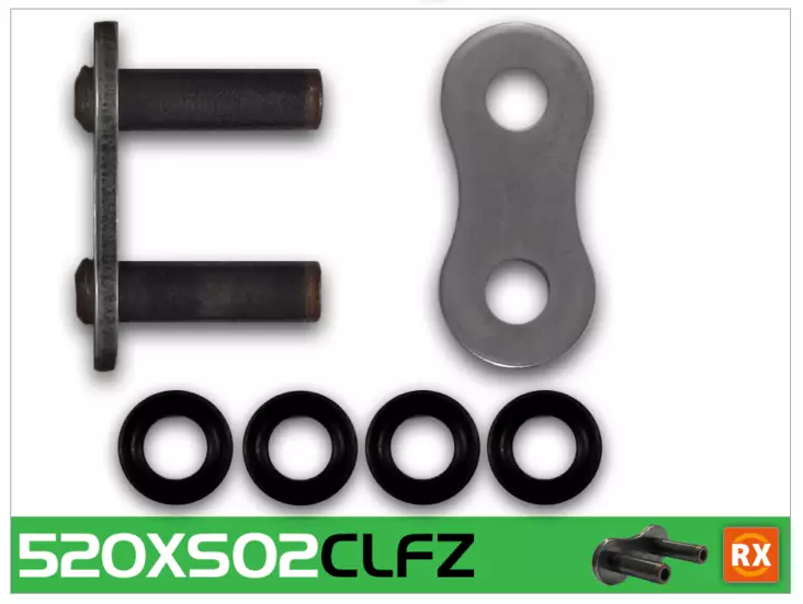 RK 520XSO2 (XSO) Niittilukko - Moottoripyörän ketjulukot - D386781 - 1