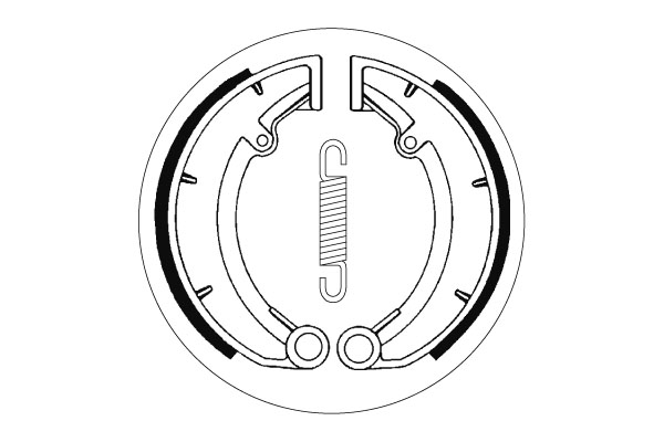 Sbs Jarrukengät - Moottoripyörän jarrukengät - D2441 - 1
