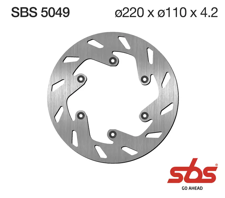 Sbs Jarrulevy Standard - Moottoripyörän jarrulevyt - D241681 - 1