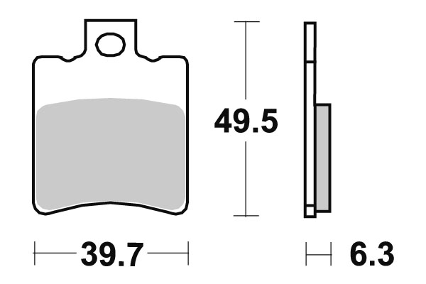 Sbs Jarrupalat Carbon Tech - Moottoripyörän jarrupalat - D220511 - 1