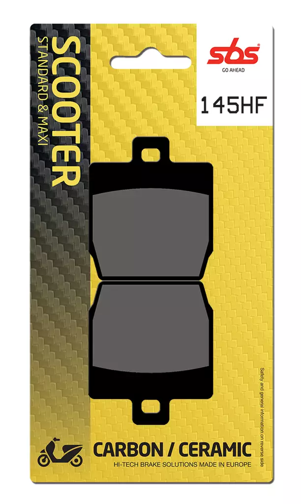 Sbs Jarrupalat Ceramic (731HF) - Mopon ja skootterin jarrupalat - D2371 - 1