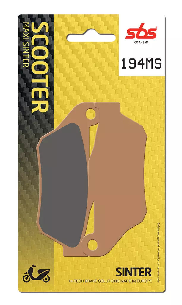 Sbs Jarrupalat Maxi Sinter - Mopon ja skootterin jarrupalat - D111311 - 1