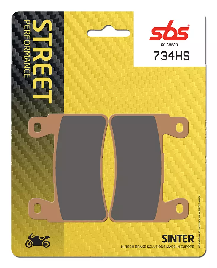 Sbs Jarrupalat Sintered - Moottoripyörän jarrupalat - D2761 - 1