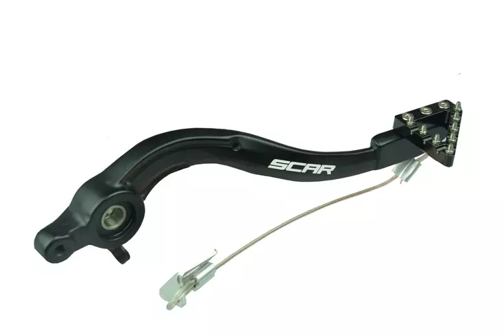 Scar Rear Brake Pedal - 125SX 150SX 250SXF 350SXF 450SXF FC250 FC350 FC450 17-22 - Moottoripyörän jarrupolkimet - D480231 - 1