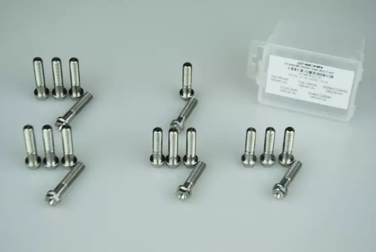 Scar Titanium Front end kit bolt - 250/300EXC 250/350/450 EXCF - Moottoripyörän kateruuvit ja ruuvisarjat - D480221 - 1