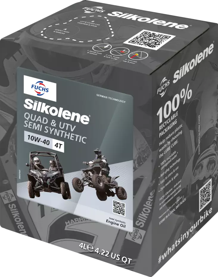 Silkolene Quad ATV 10W-40 4L CUBE (4) - Moottoriöljyt - D404071 - 1
