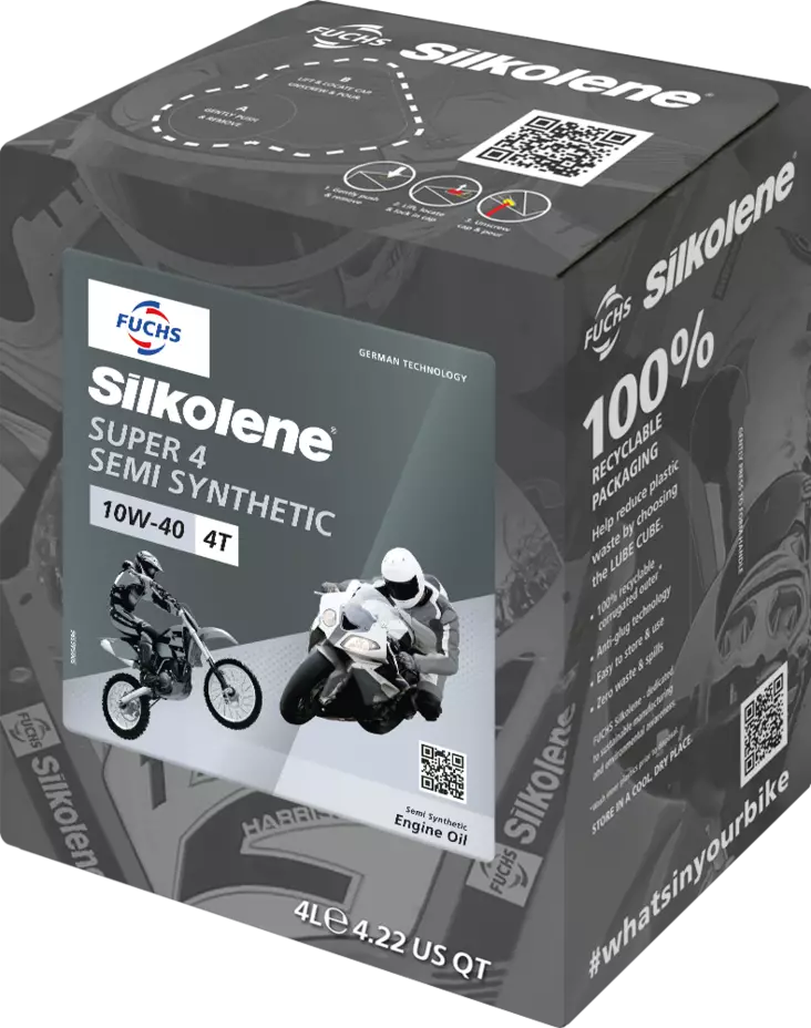 Silkolene Super 4 10W-40 4L CUBE (4) - Moottoriöljyt - D265661 - 1