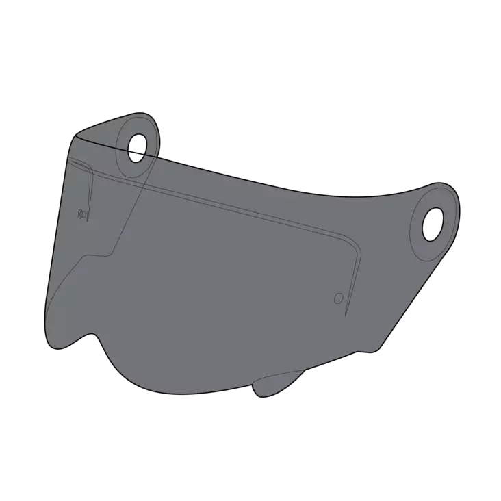 SIMPSON Darksome visiiri vaalea savu - Kypärän visiirit - D380901 - 1