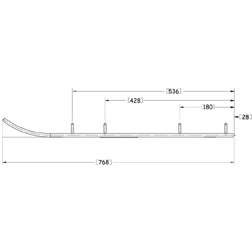 Sno-X Defender Ohjausrauta pari - Motorsport varaosat ja tarvikkeet - D10781 - 1