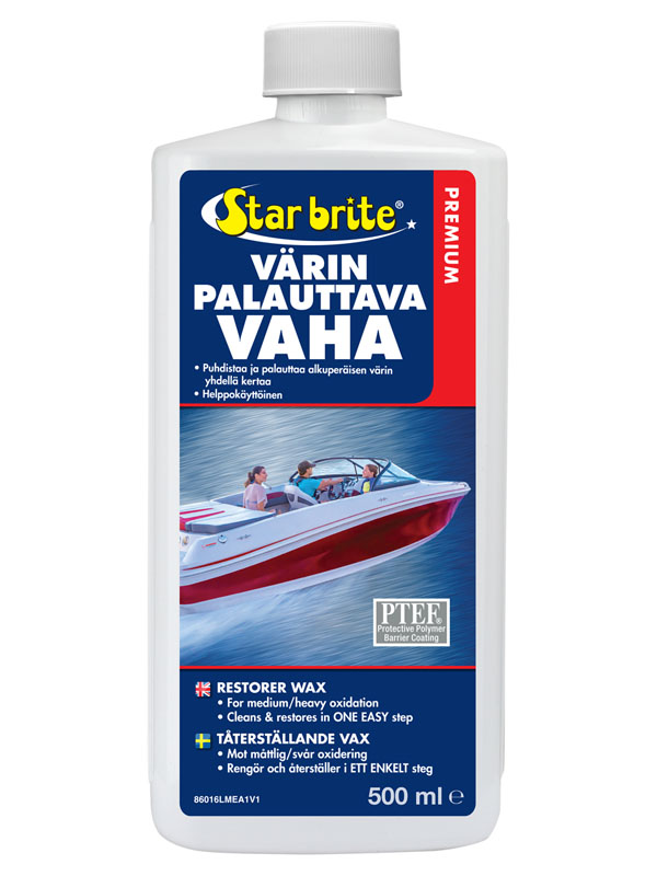 Star brite Värin palauttava vaha 500ml - Veneen puhdistus ja vahaus - D503551 - 1