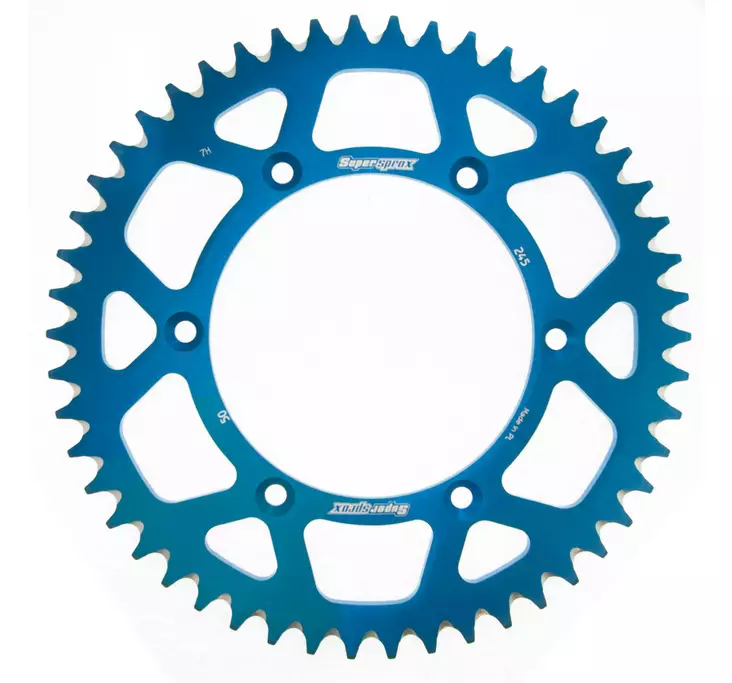 Supersprox Alu TakaratasYA YZ/YZ F 99- Sininen 48 - Moottoripyörän takarattaat - D210161 - 1