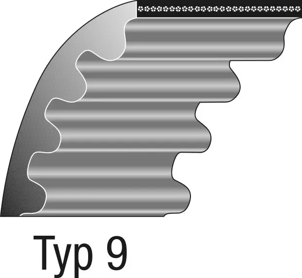 Toothed belt 85m - Stiga varaosat - 1134-9193-01 - 1