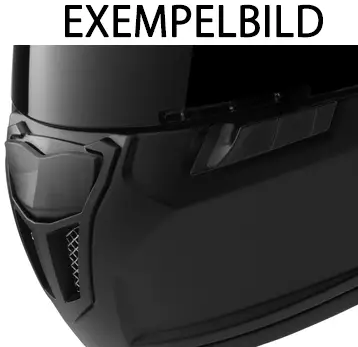 Venttiiliationsscoop Schuberth C3, huvud, Musta - Motorsport varaosat ja tarvikkeet - D311301 - 1