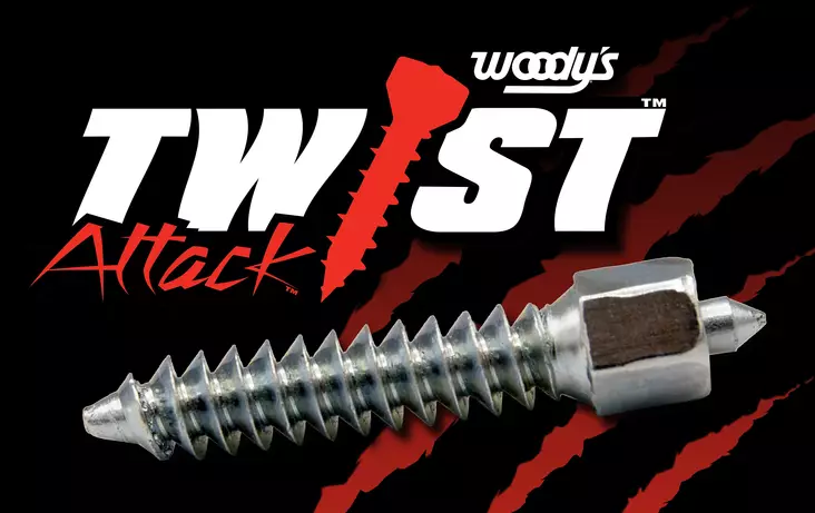 Woody´s 32mm Attack Carbide Nastaruuvi 100kpl +asenn. työkalu. - Moottorikelkan nastat - D434031 - 1