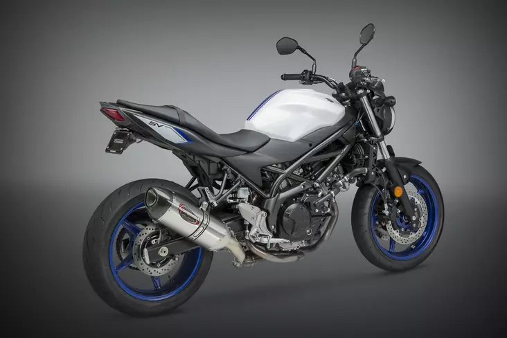 Yoshimura Slip-On Suzuki Sv650 2017-20 / Sv650X 20 Street Alpha So Ss-Ss-Cf Work - Moottoripyörän äänenvaimentimet - D334131 - 1