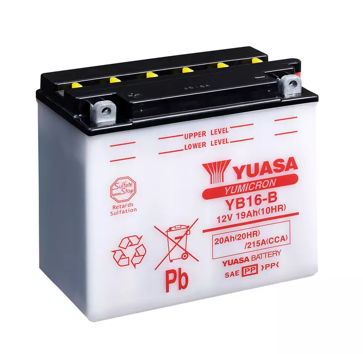 Yuasa akku, YB16-B (cp) Happopatruuna mukana (2) - Akut - D751 - 1