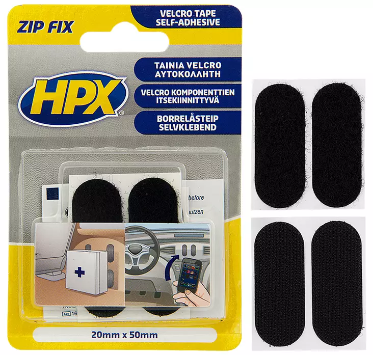 Zip fix palat 20mm x 50mm - Teipit ja suojaus - LX5251 - 1