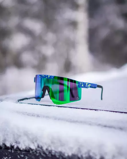 AMOQ Comet Aurinkolasit Sininen Splash - Vihreä Peili - Aurinkolasit - D410542 - 1