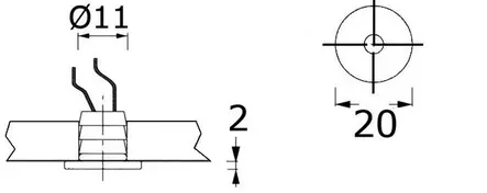 Apus-R LED Tunnelma- ja sisustusvalo - Veneen valaisimet - D123612 - 2