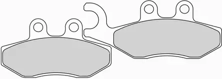 Elig Jarrupalat, Aprilia / Derbi / Gilera / Piaggio - Mopon ja skootterin jarrupalat - D479892 - 1