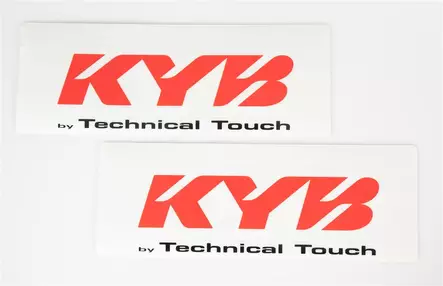 KYB sticker set ff KYB By Tecnical Touch 2017 Red PRD - Moottoripyörän muut tarrasarjat - D247252 - 1