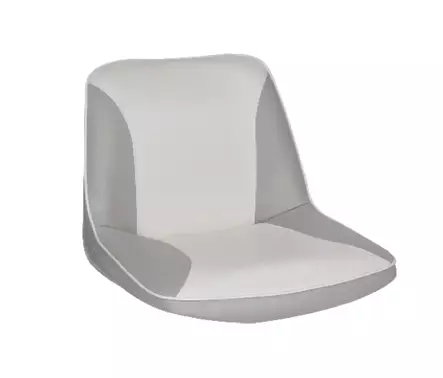 OS C - SEAT UPHOLSTERED GREY/WHITE - Veneen istuimet ja tuolit - D241092 - 1