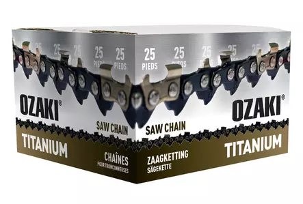 Ozaki forest titan teräketju 3/8'' pk 1.3 mm - 72kl - Tarvikevaraosat - ZK38LP50TI-E72 - 2