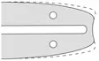 03 laippa 35 cm 3/8'' 1.1 mm - Tarvikevaraosat - 210-612 - 2