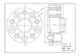 Adapteri (levikepala) 51 mm 5x108/5x108 - SteyrTek Adapterit (akselikeskitteiset - 499-54522 - 2