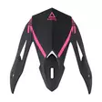 AMOQ Meteor V2 Lippa musta/Pinkki - Offtoad kypärien lipat - D483772 - 1