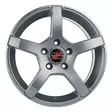 Barzetta Inverno Silver alumiinivanne 7.5x17 - 17-tuumaiset alumiinivanteet - 499-76792 - 2