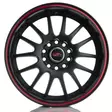 Barzetta Player Black alumiinivanne 7.5x17 - 17-tuumaiset alumiinivanteet - 499-13312 - 2