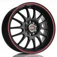 Barzetta Player Black alumiinivanne 7.5x17 - 17-tuumaiset alumiinivanteet - 499-13312 - 1