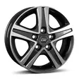 Borbet CWD 65645 mistral anthracite glossy polished alumiinivanne 6.5x16 - 16-tuumaiset alumiinivanteet - 499-94192 - 1