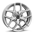 Borbet Y 75737 crystal silver alumiinivanne 7.5x17 - 17-tuumaiset alumiinivanteet - 499-95122 - 1